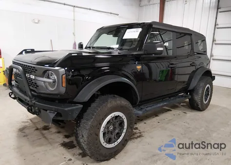 2024 Ford Bronco Badlands z USA, uszkodzony, nr VIN 1FMEE9BP2RLA25656